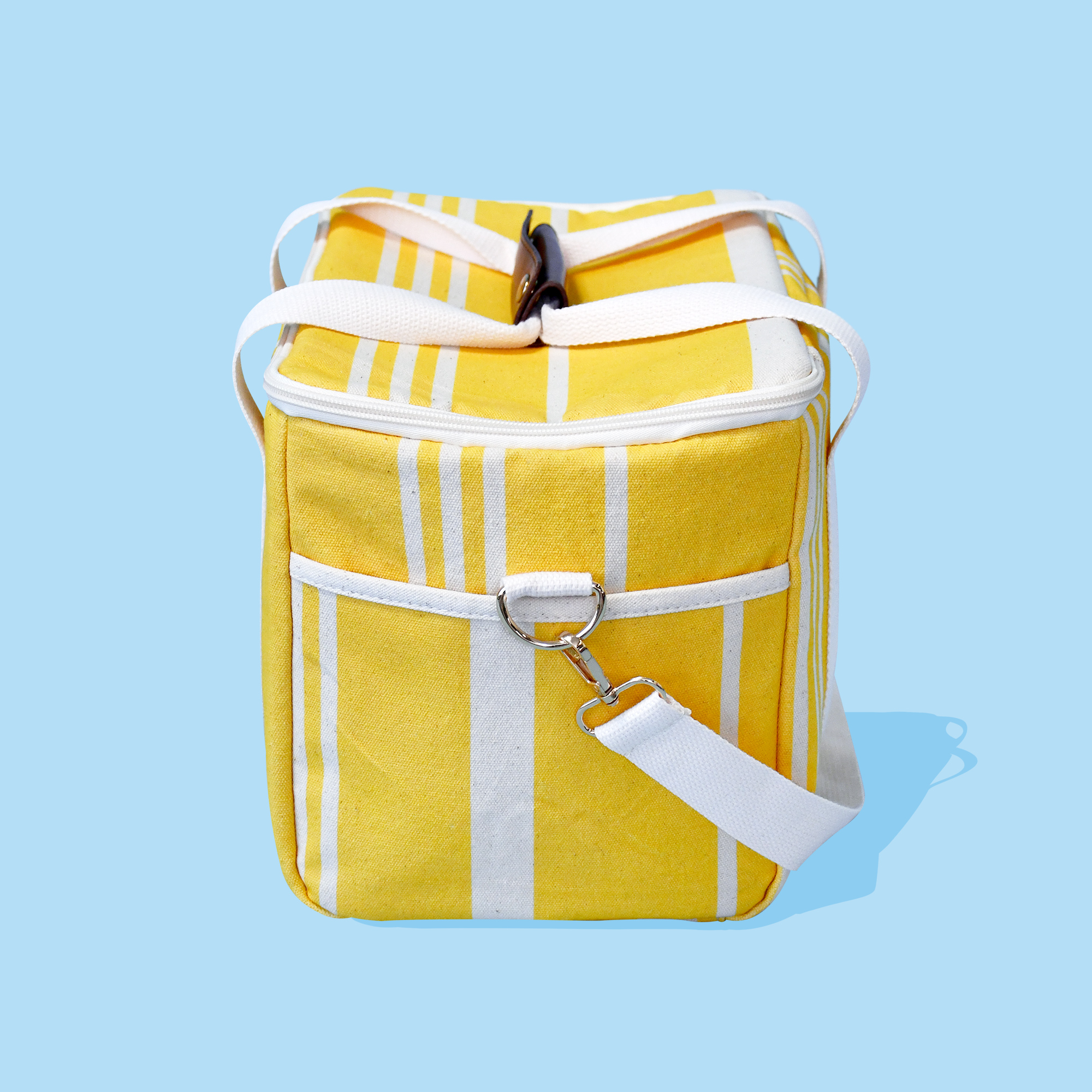 02_Yellow Cooler Bag Canvas Cooler Bag