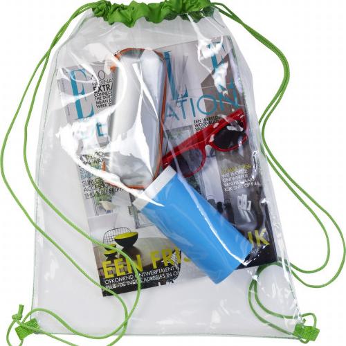 Transparent Drawstring Backpack