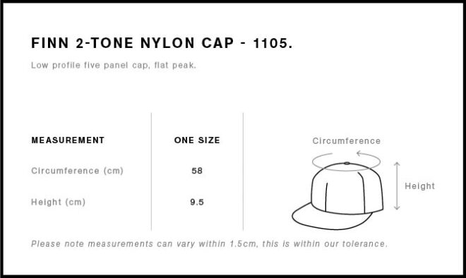 Finn 2-tone Nylon Cap