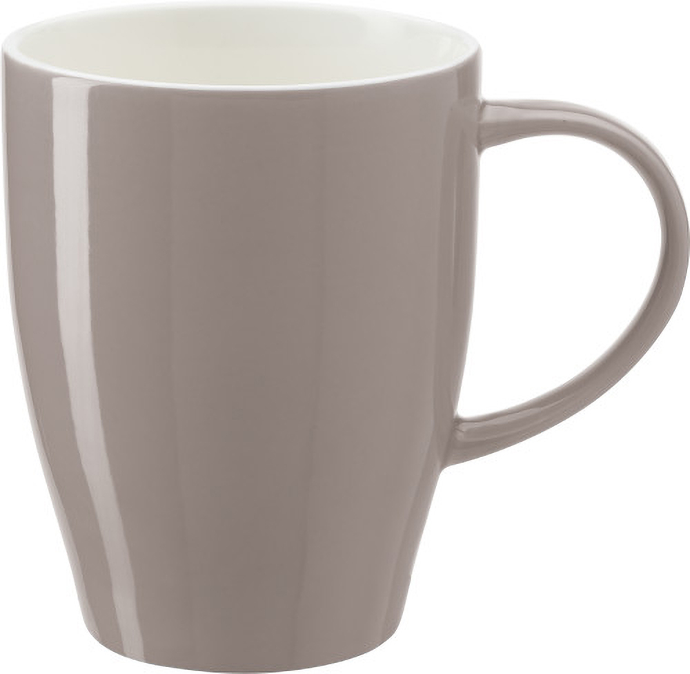 1124_grey Solid Coloured Two Tone Mug