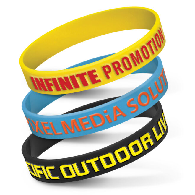 Silicone Wrist Band – Embossed