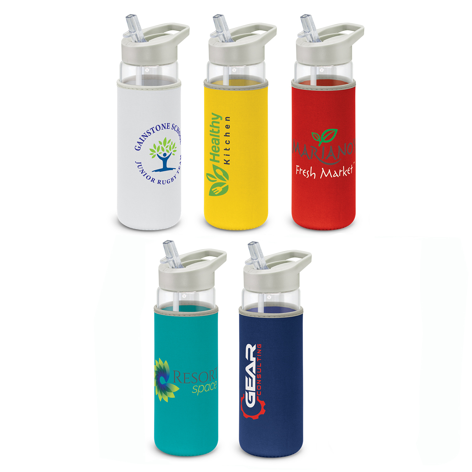 Elixir Glass Bottle – Neoprene Sleeve