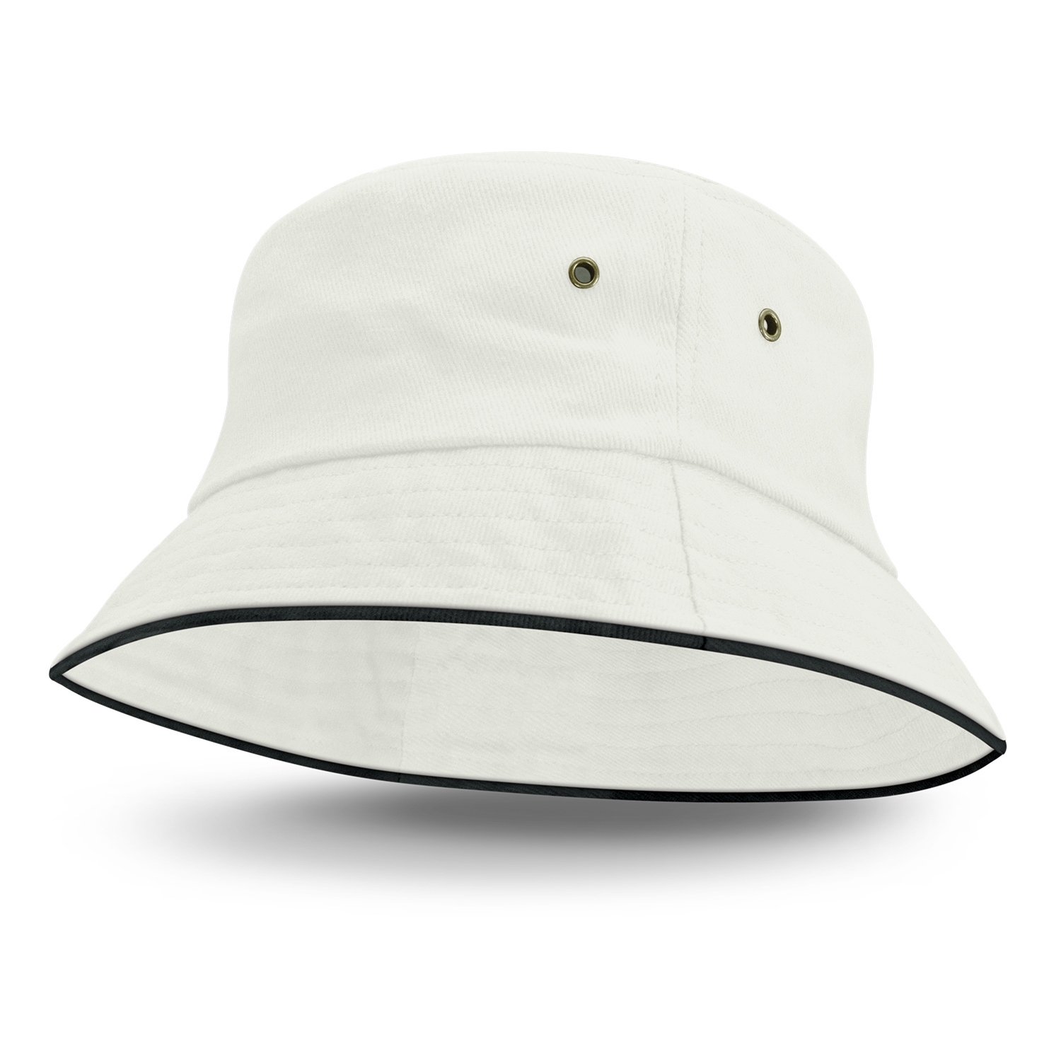 Bondi Bucket Hat – Black Sandwich Trim