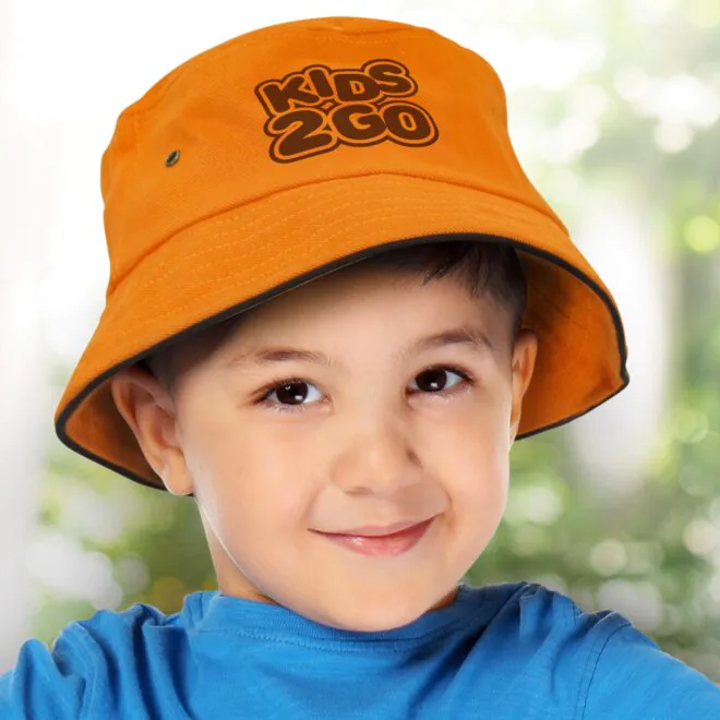 Coastal Bucket Hat – Black Trim