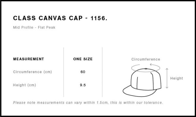 Class Canvas Cap