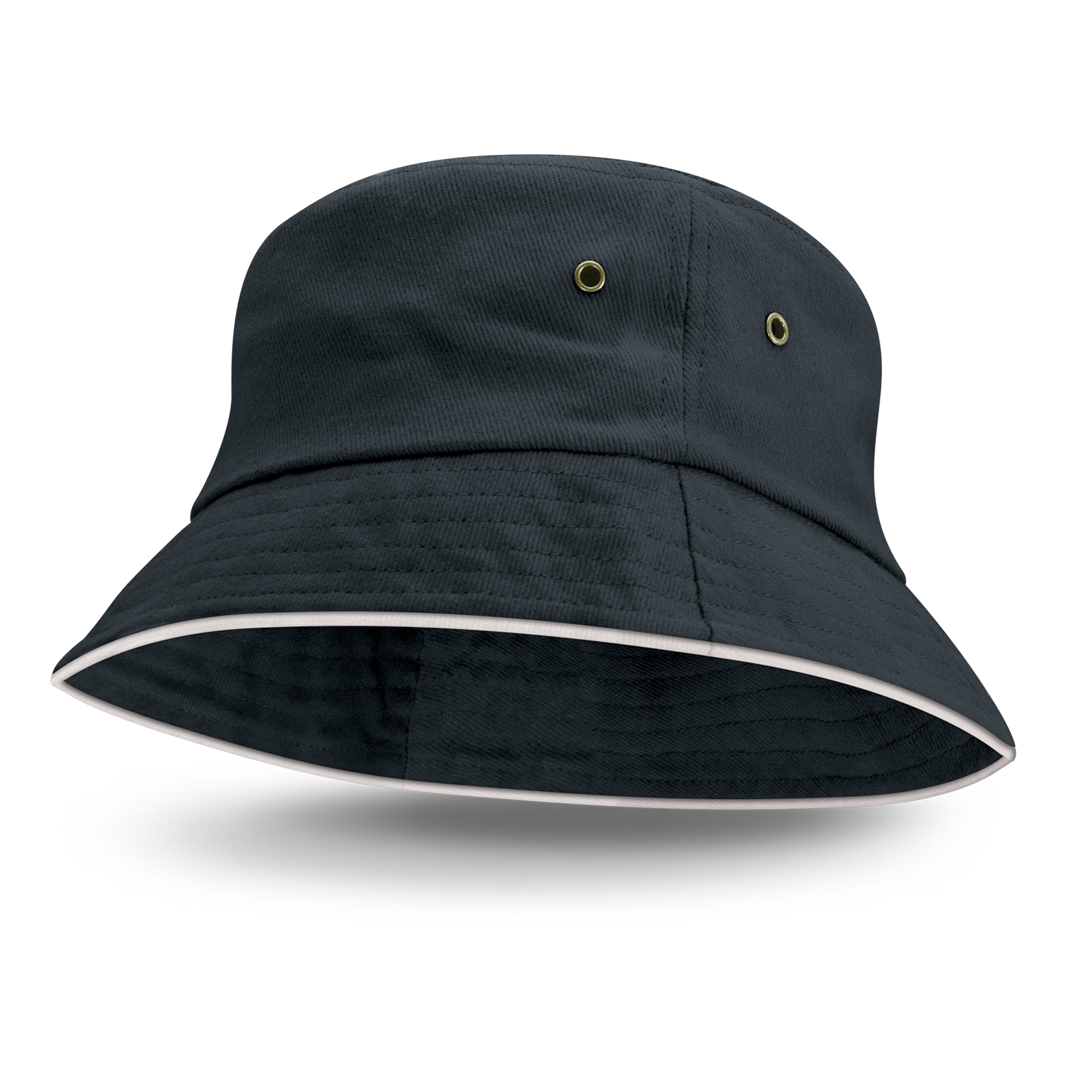 Bondi Bucket Hat – White Sandwich Trim