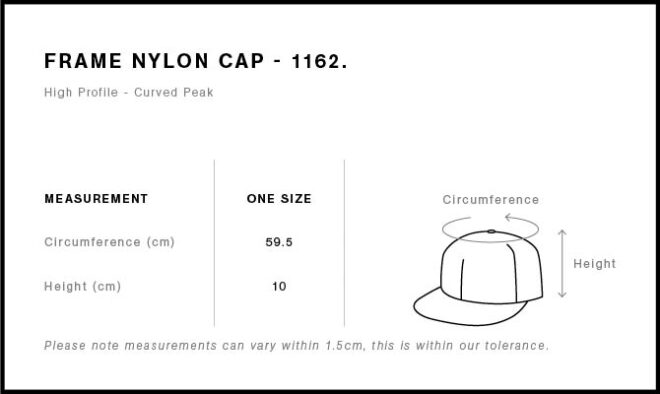 Frame Nylon Cap