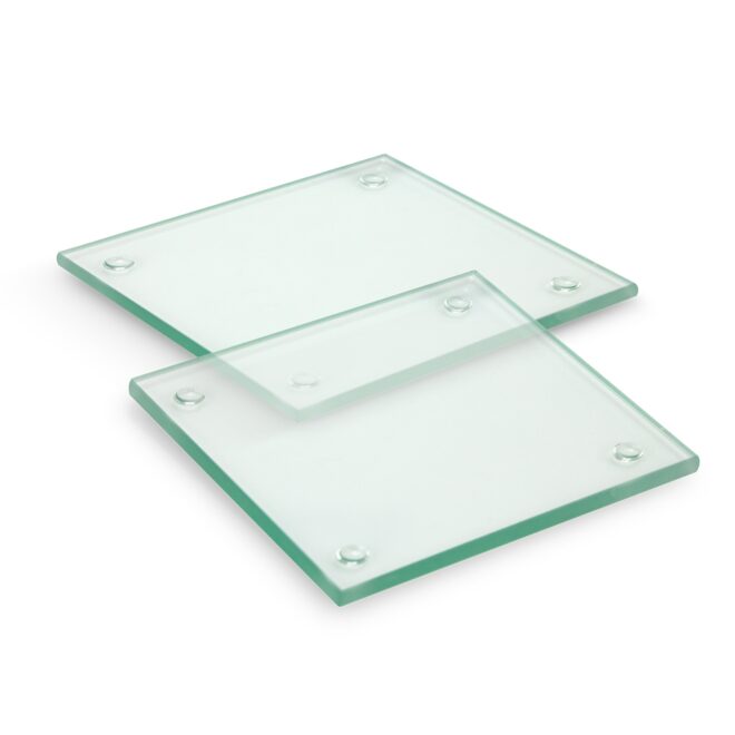 Venice Glass Coaster Set of 2 – Square