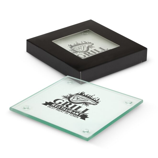 Venice Glass Coaster Set of 4 – Square