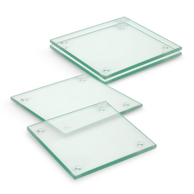 Venice Glass Coaster Set of 4 – Square