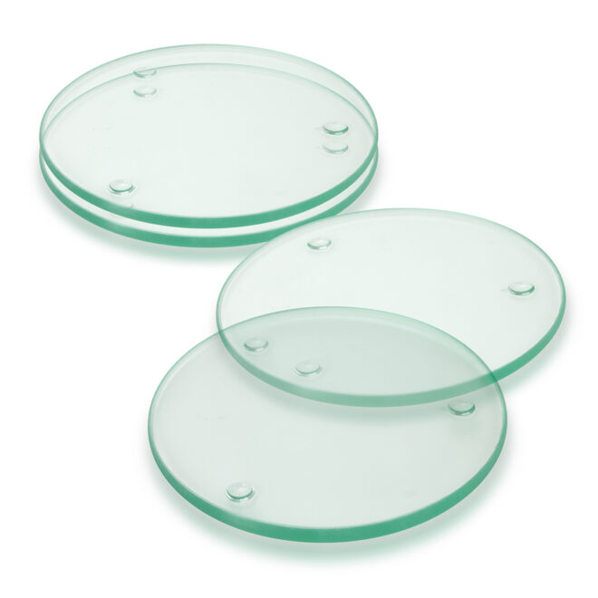 Venice Glass Coaster Set of 4 – Round