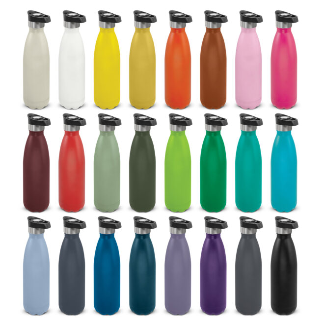 Mirage Powder Coated Vacuum Bottle – Push Button Lid