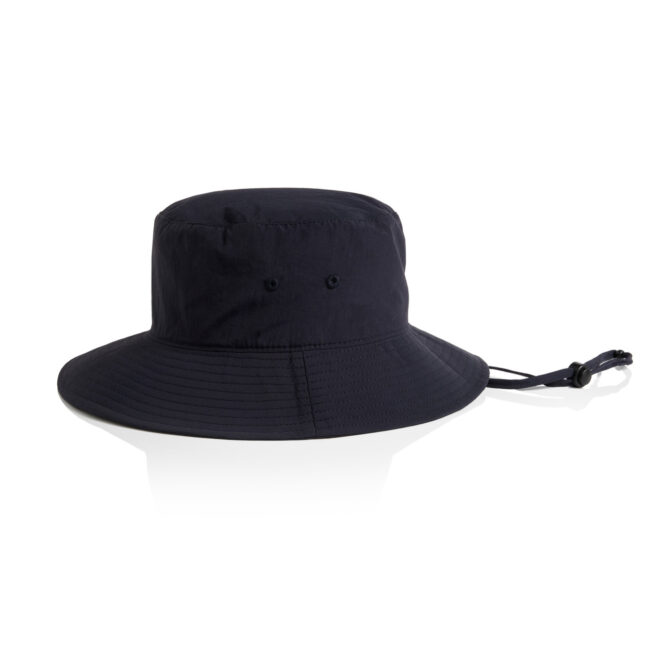 Nylon Wide Brim Bucket Hat