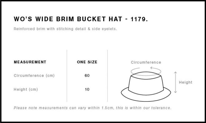 Wo’s Brim Bucket Hat