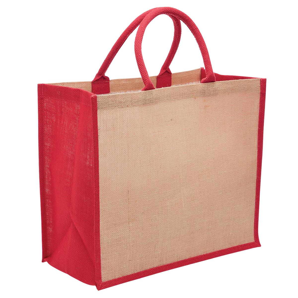 Eco Jute Tote with wide gusset