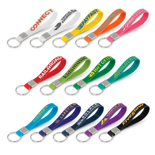 Silicone Key Ring – Embossed