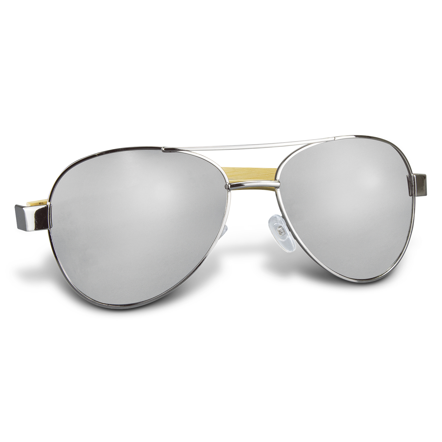 Aviator Mirror Lens Sunglasses – Bamboo