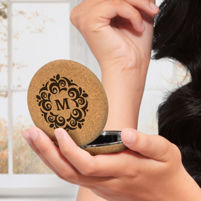 Cork Compact Mirror