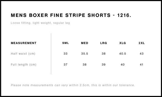 Boxer Fine Stripe Shorts