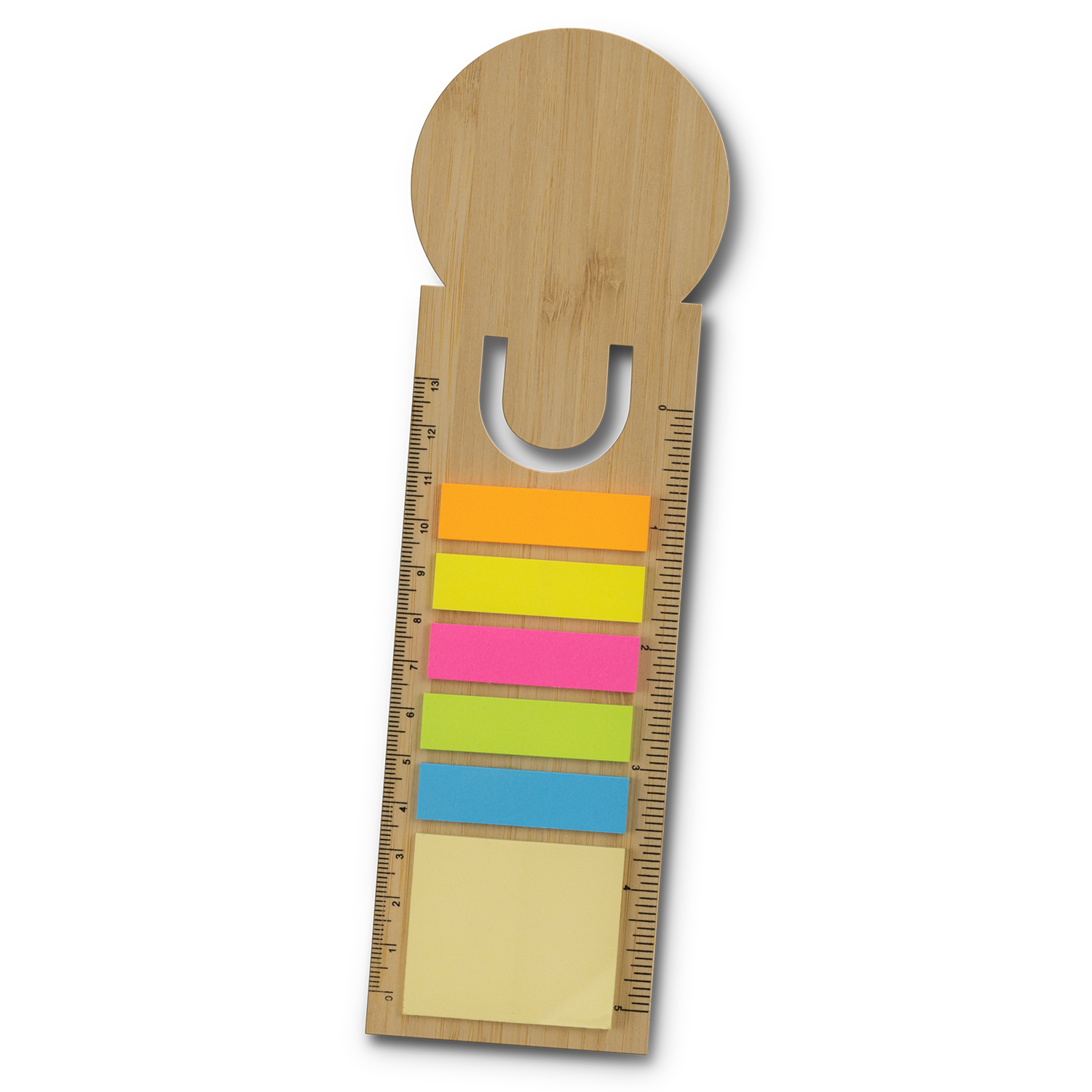 Bamboo Ruler Bookmark – Round