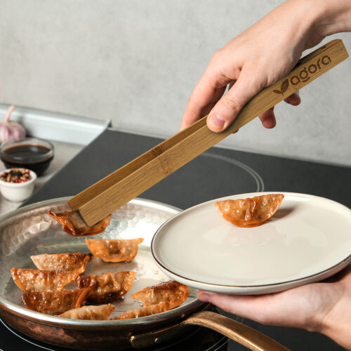 NATURA Bamboo Serving Tongs