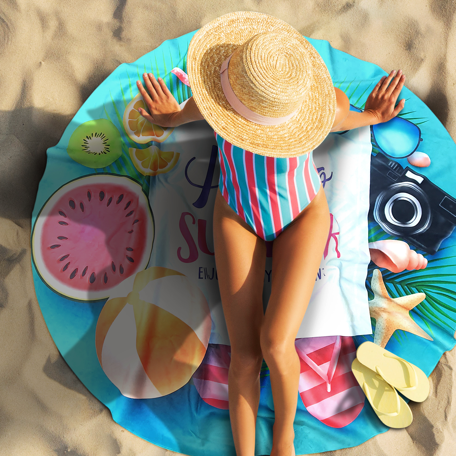 Paradiso Beach Towel – Full Colour