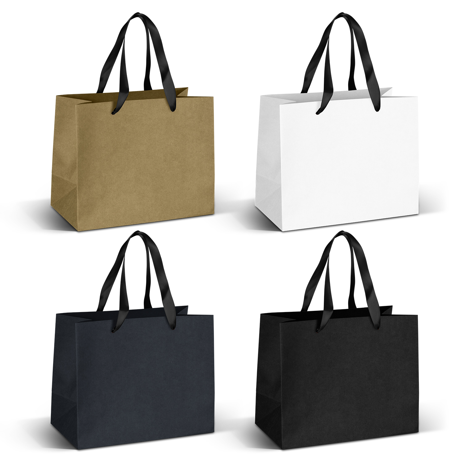 Premium Paper Bag with Ribbon Handles