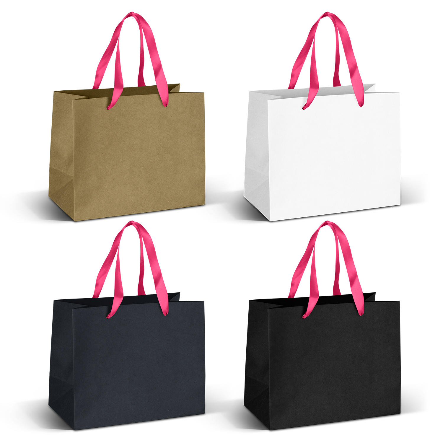 Premium Paper Bag with Ribbon Handles