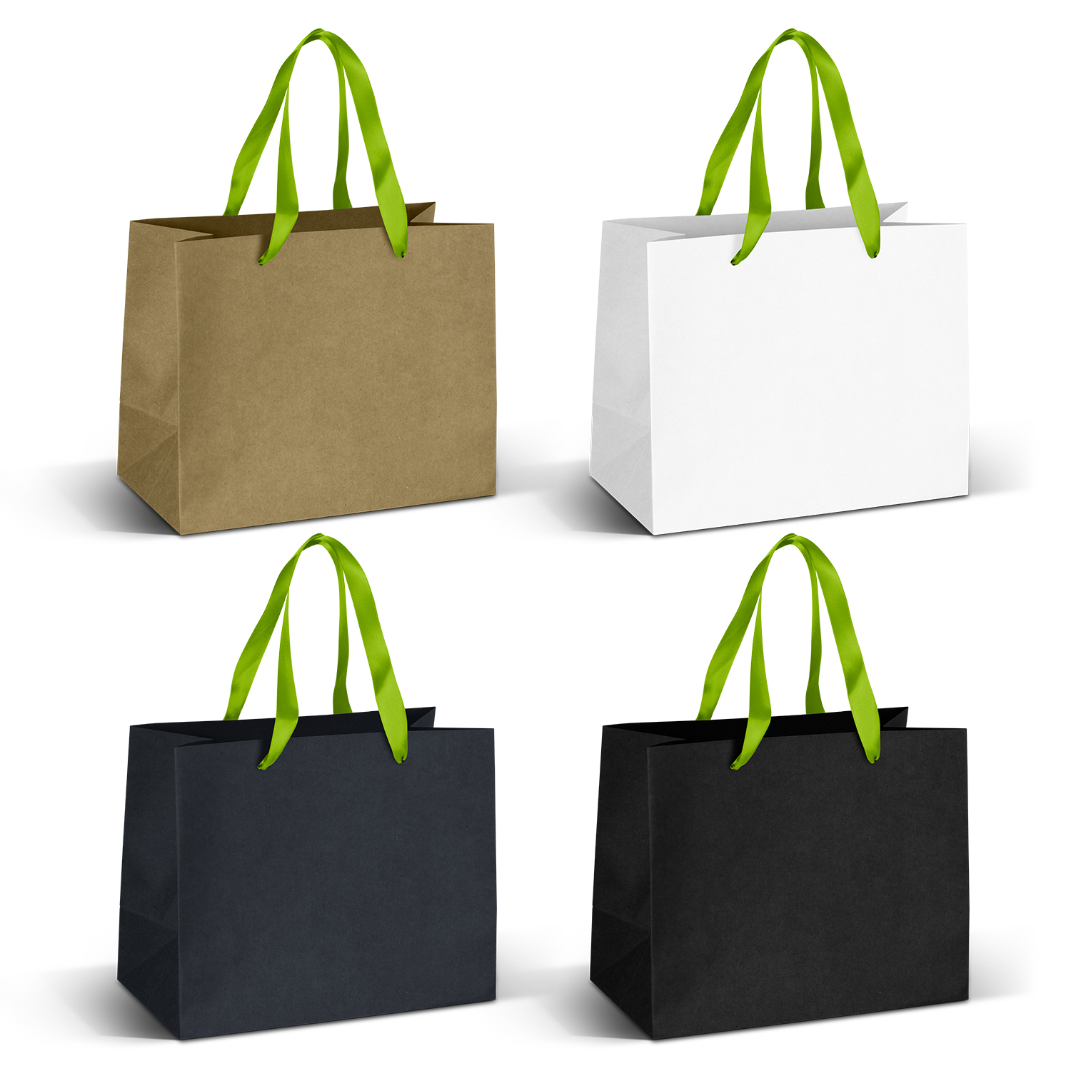 Premium Paper Bag with Ribbon Handles