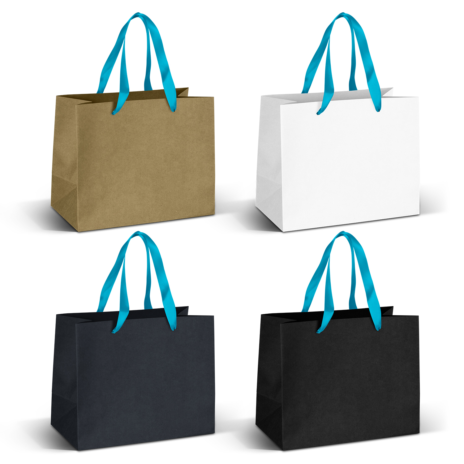 Premium Paper Bag with Ribbon Handles