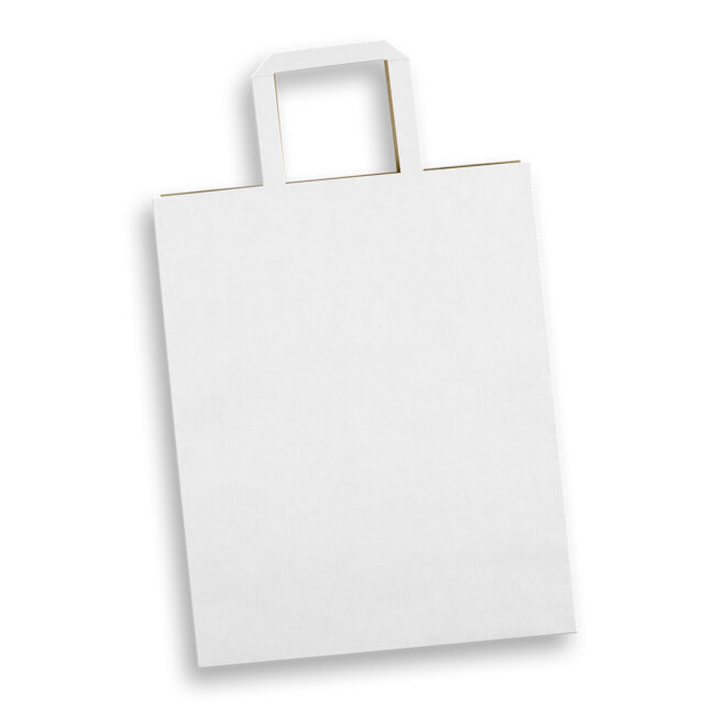 Large Flat Handle Paper Bag Portrait
