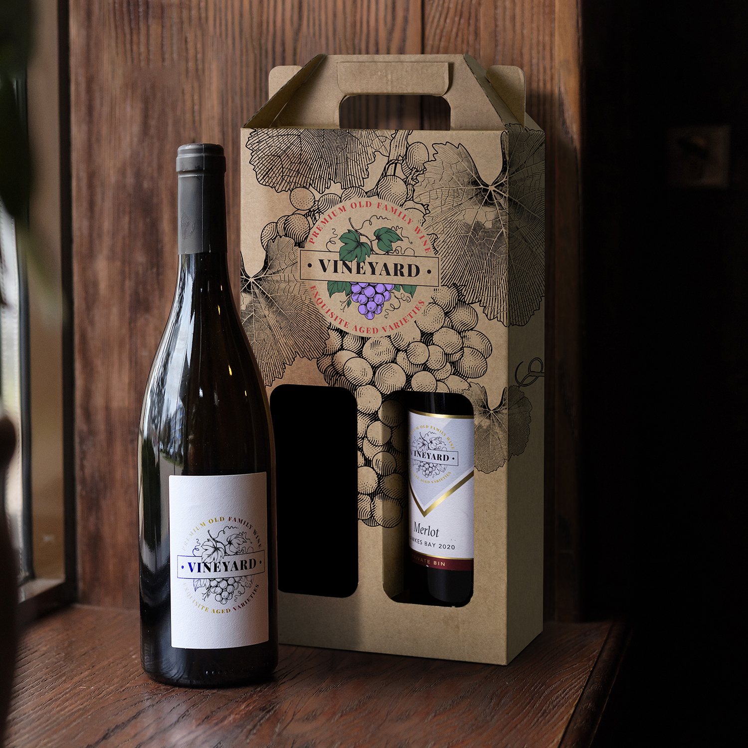 Wine Carry Pack – Double