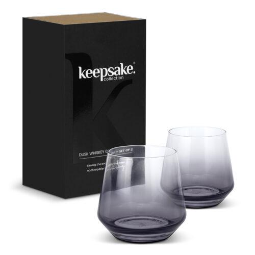 Keepsake Dusk Whiskey Glass Set of 2