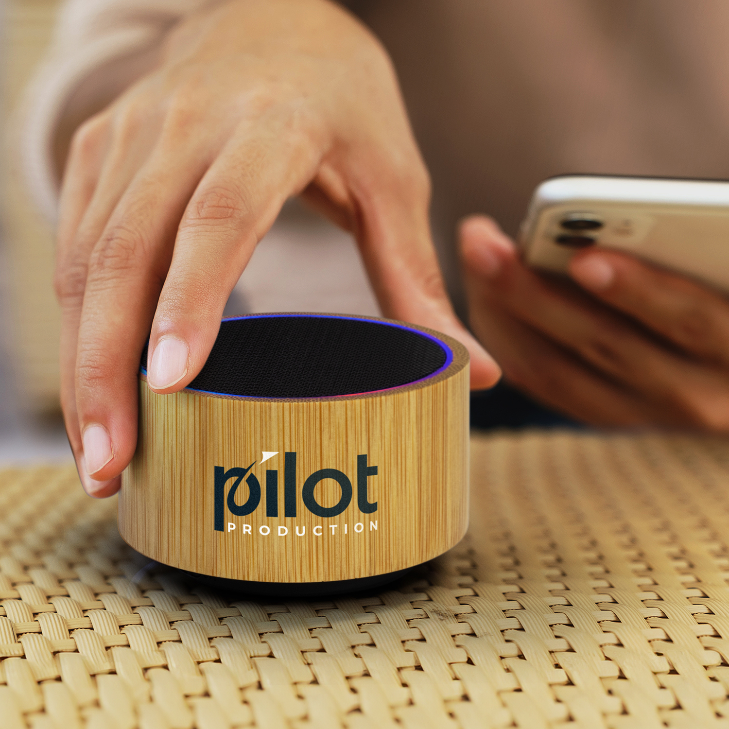 Bamboo Bluetooth Speaker – Black