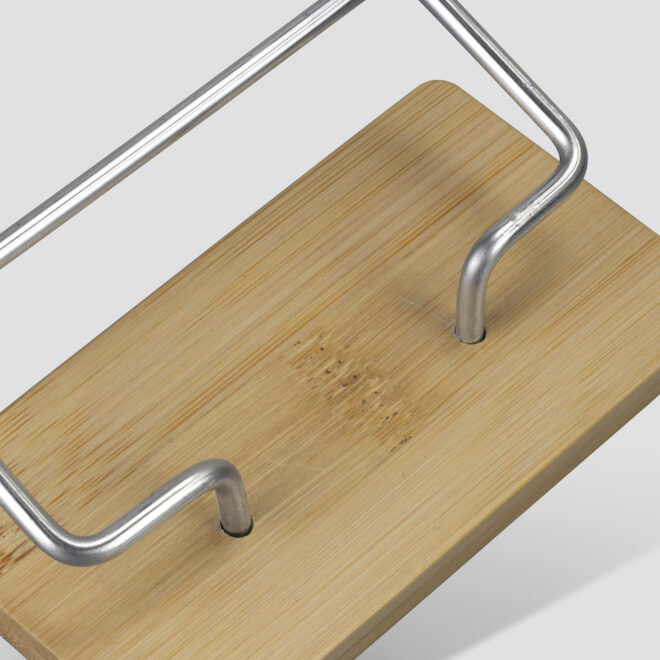 Bamboo Business Card Stand