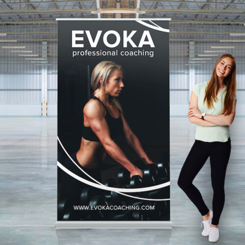Luxury Pull Up Banner Wide