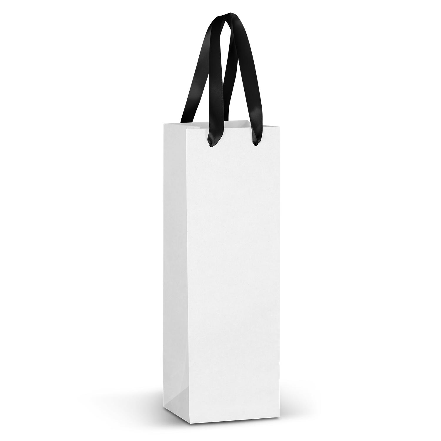 Champagne Ribbon Handle Paper Bag – Full Colour