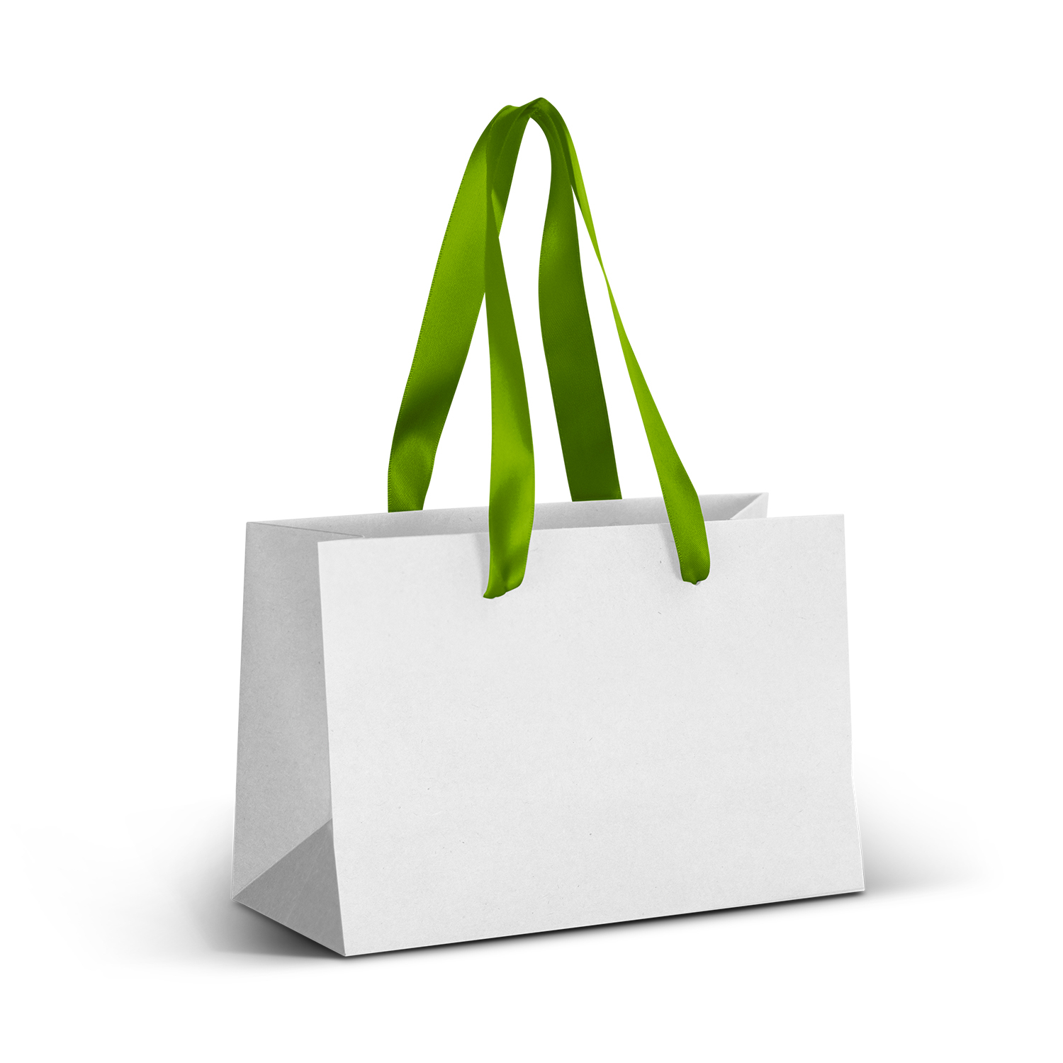 Small Ribbon Handle Paper Bag – Full Colour