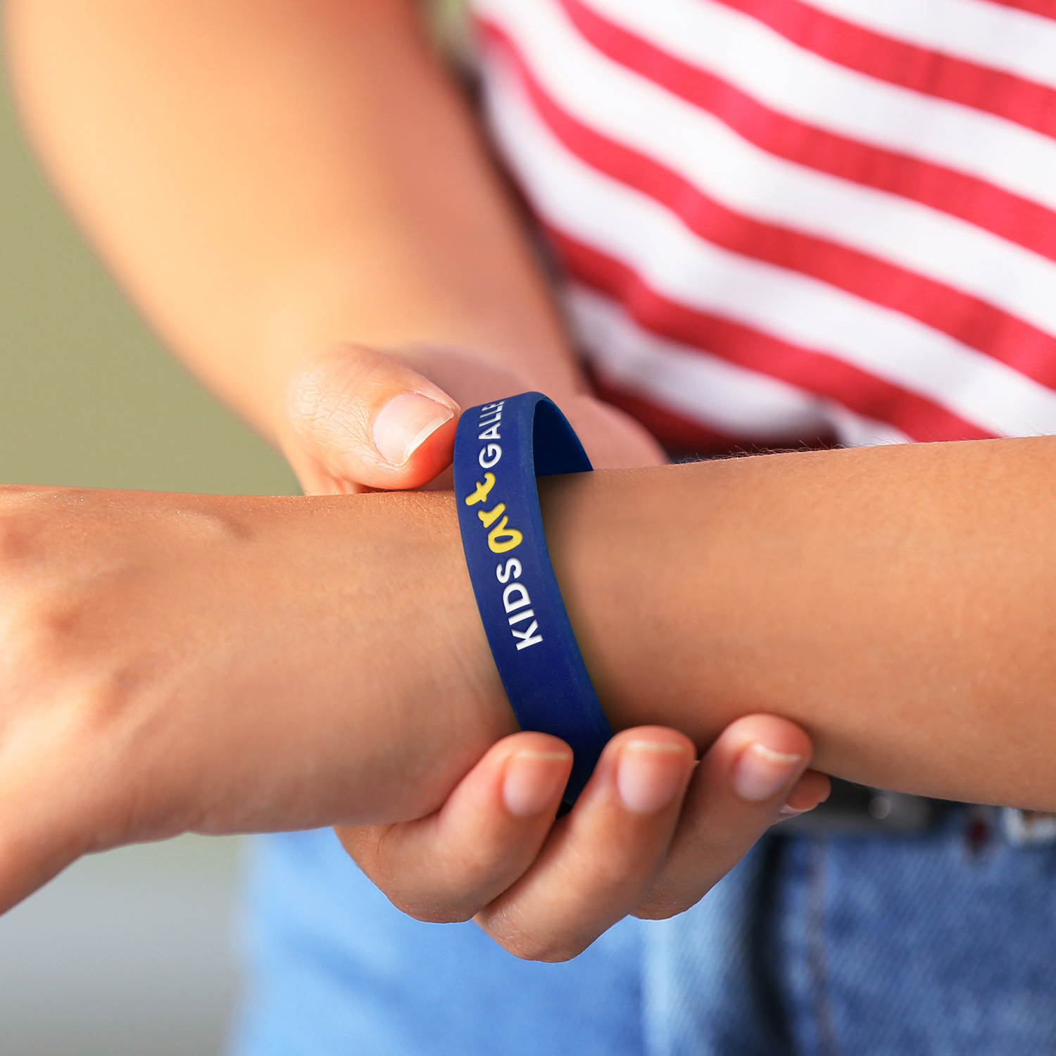 Kids Silicone Wrist Band – Debossed