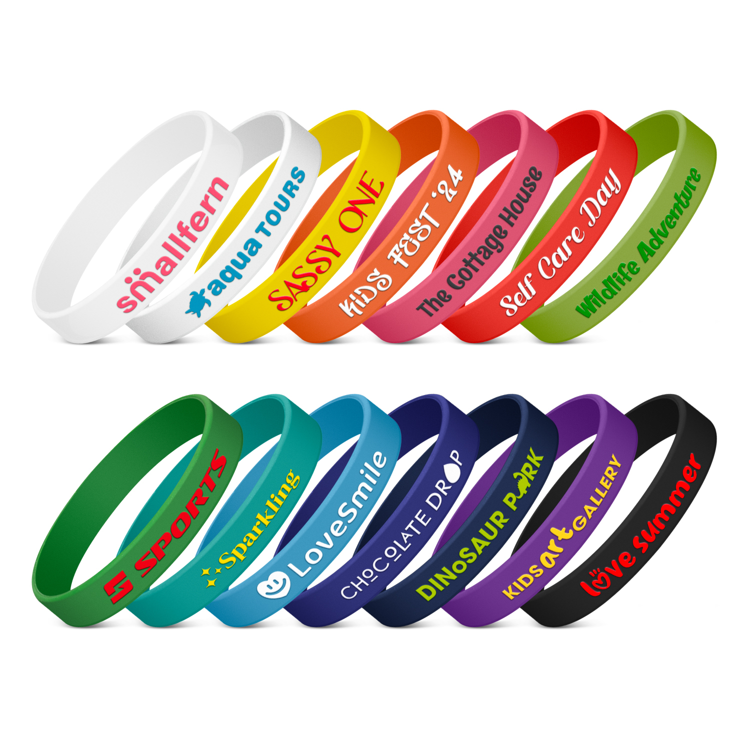 Kids Silicone Wrist Band – Embossed