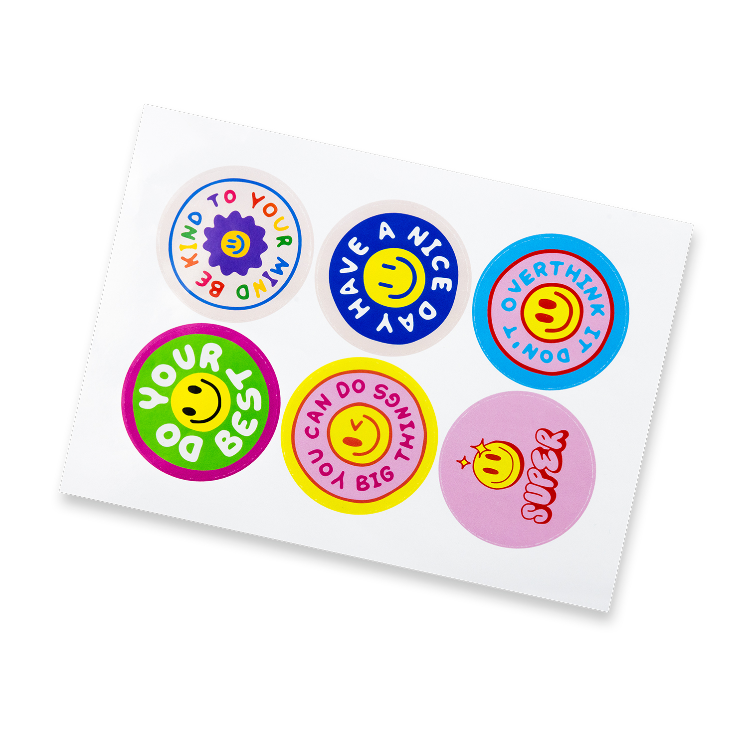 Sticker Sheet 80mm Circle – Gloss