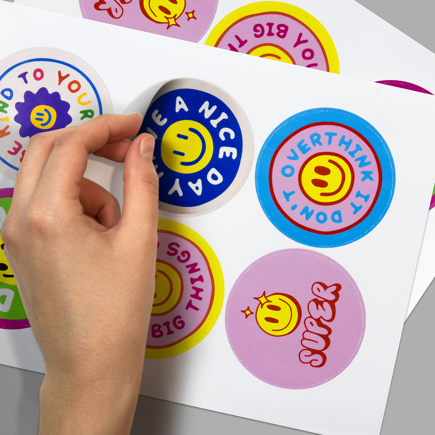 Sticker Sheet 80mm Circle – Gloss