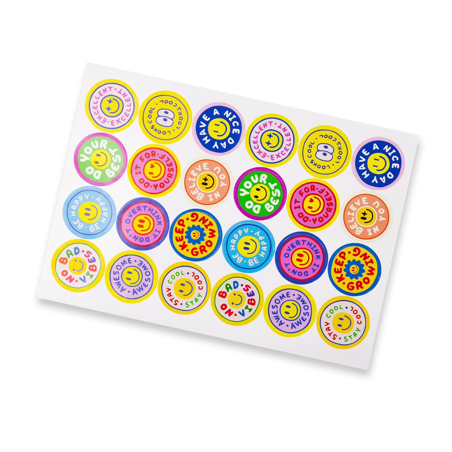 Sticker Sheet 44mm Circle – Gloss