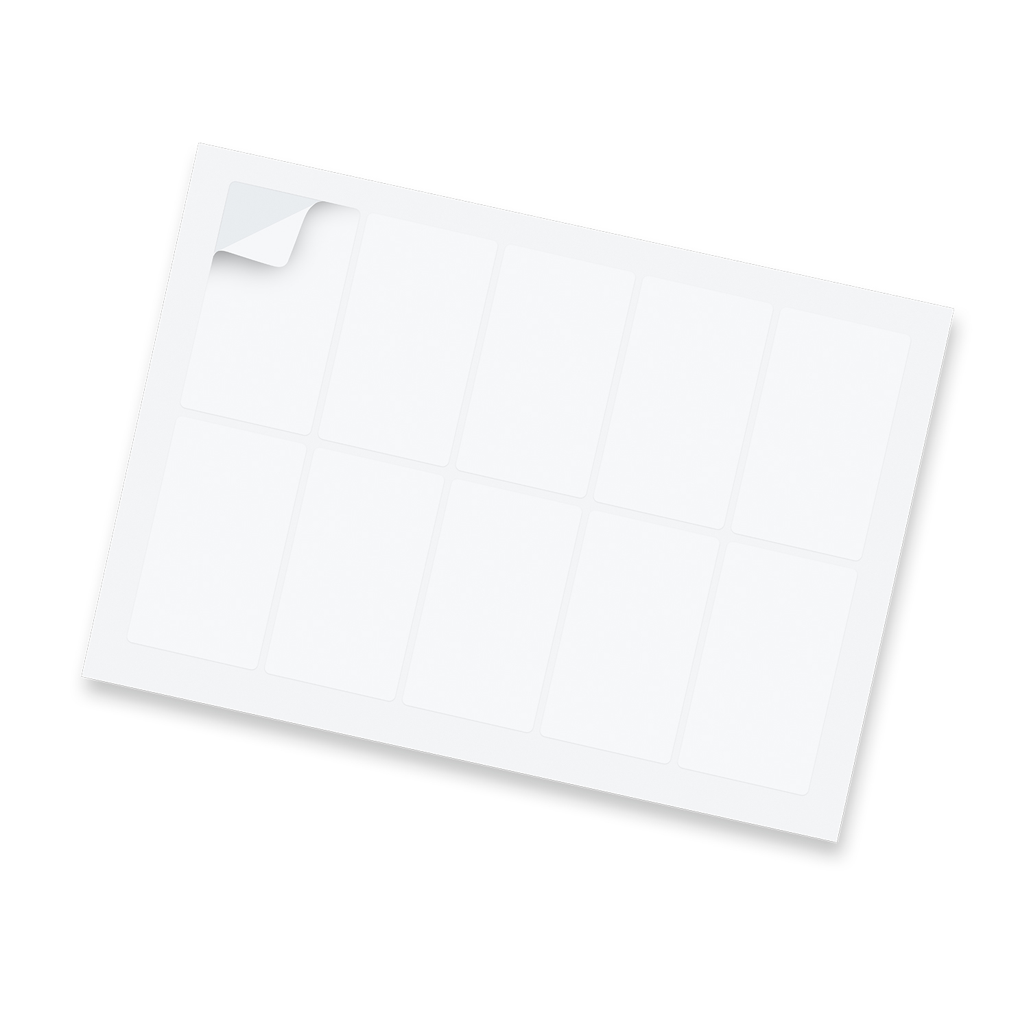 Sticker Sheet 88x50mm Rectangle – Gloss