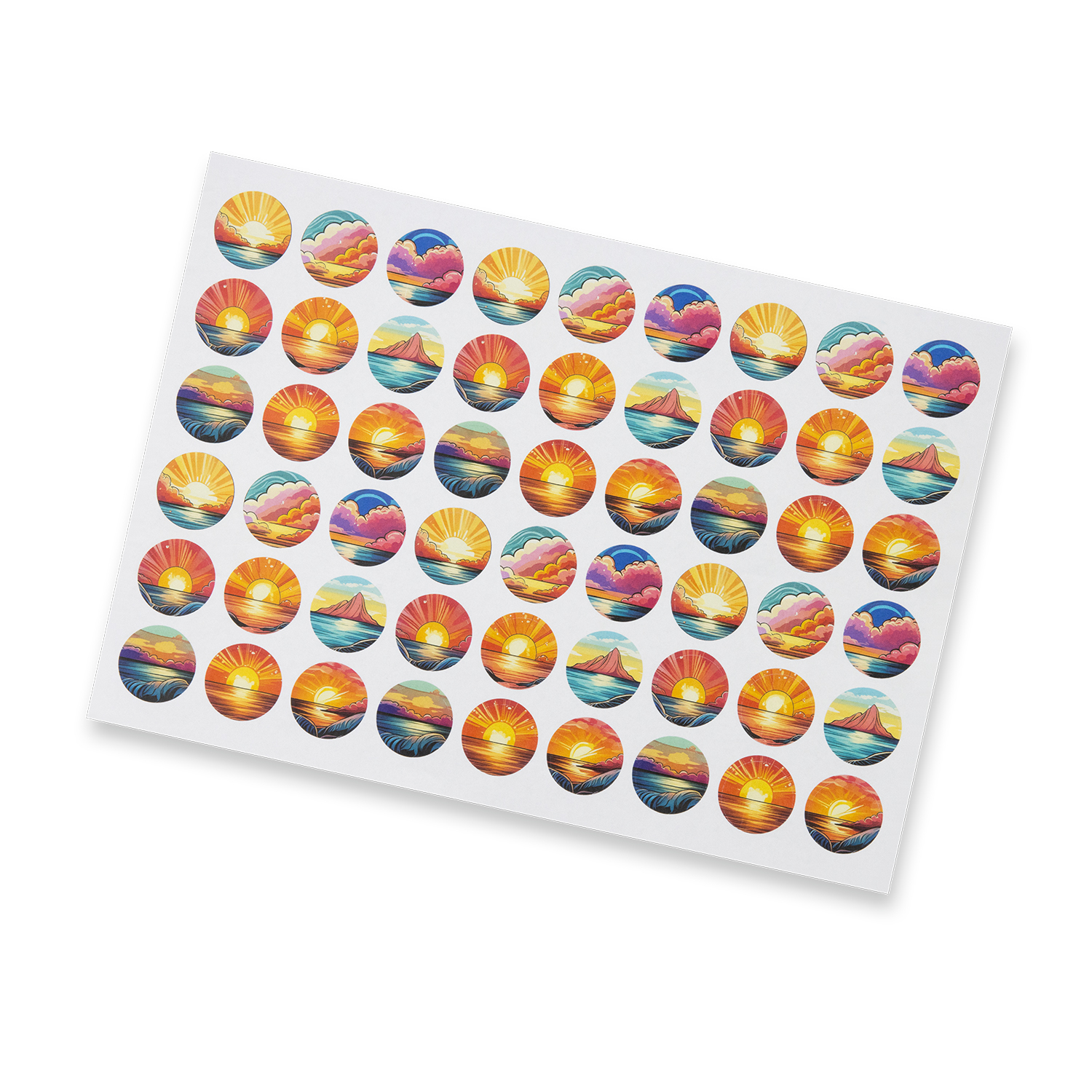 Sticker Sheet 26mm Circle – Matte