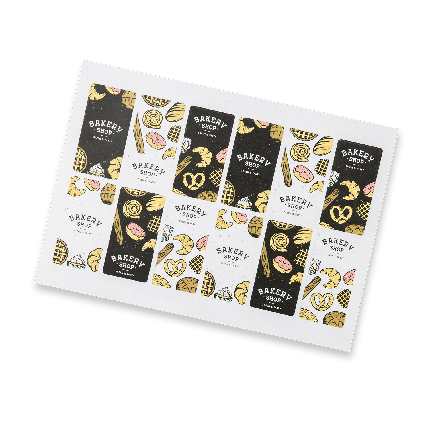 Sticker Sheet 40x80mm Rectangle – Matte