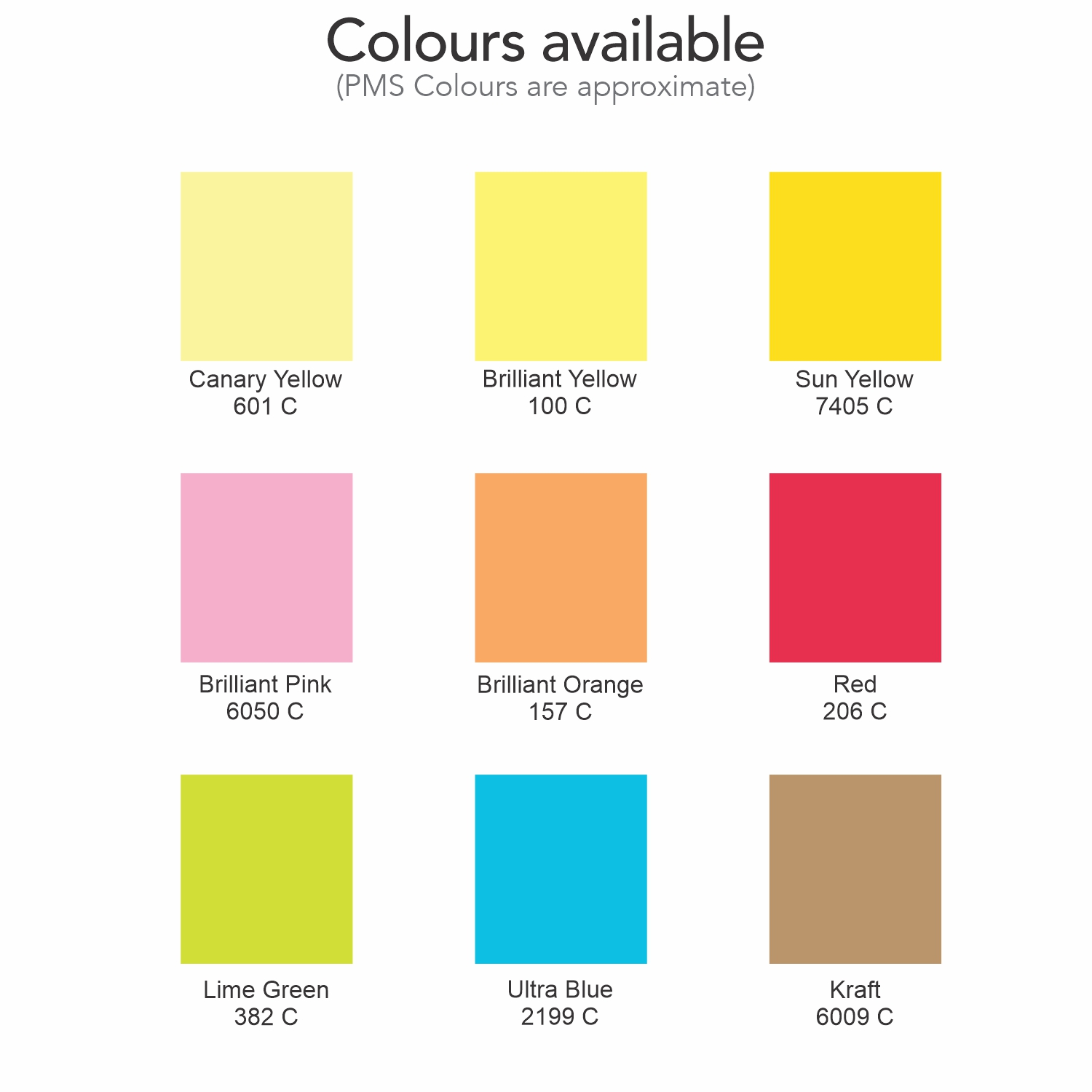 Coloured Sticky Pad 70 x 75mm – 100 Sheets
