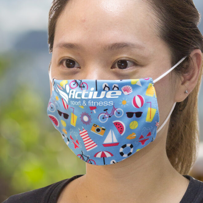 Reusable Face Mask Full Colour – Small