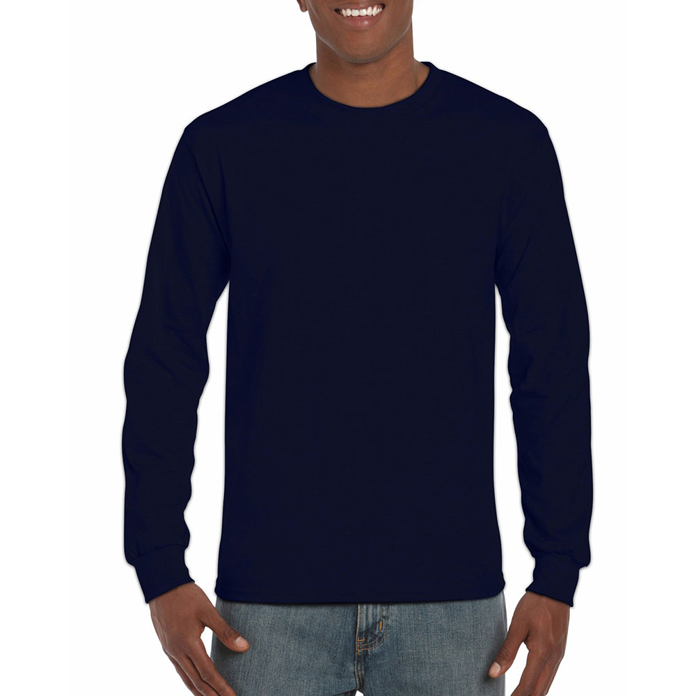 2400_navyblue Adult Long Sleeve T-Shirt