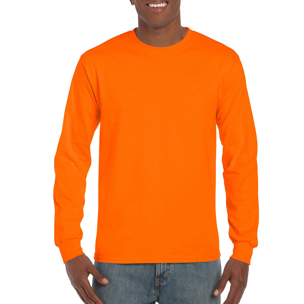 2400_orange Adult Long Sleeve T-Shirt